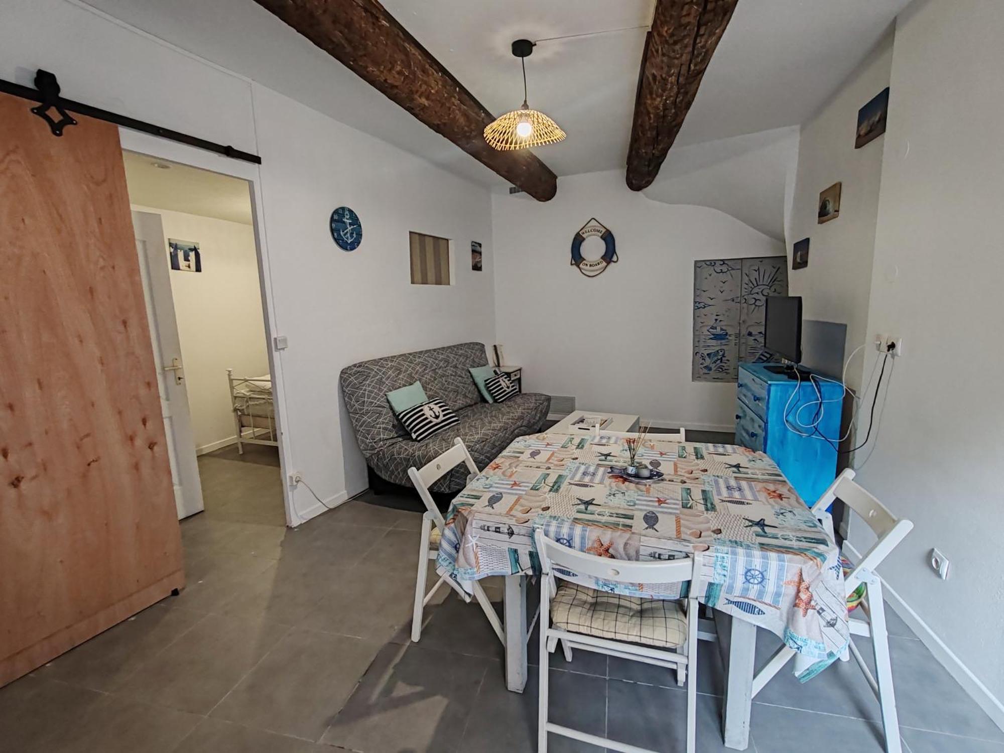 Joli T2 Ambiance Nautique Climatise Et Bien Situe Apartment Marseillan  Exterior foto